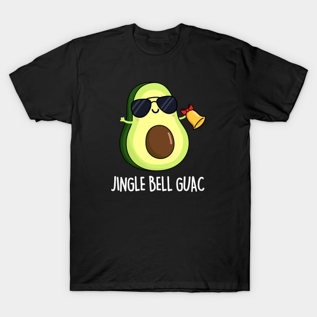 Jingle Bell Guac Funny Christmas Pun T-Shirt by punnybone